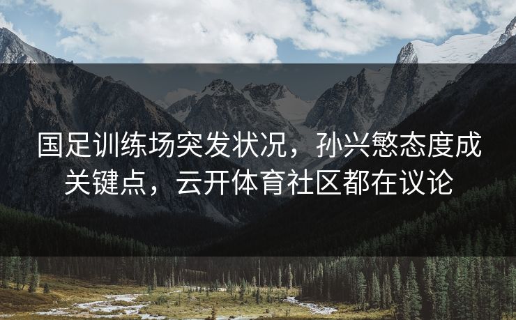 国足训练场突发状况，孙兴慜态度成关键点，云开体育社区都在议论